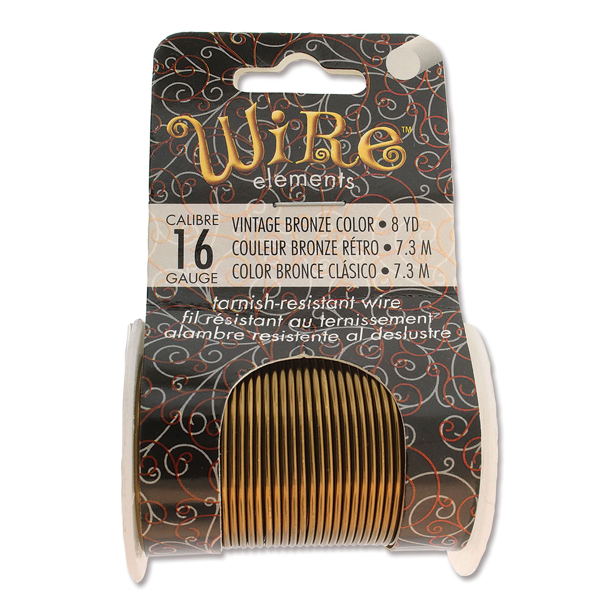 Vintage Bronze 16 Gauge Tarnish-Resistant Wire Elements by BeadSmith