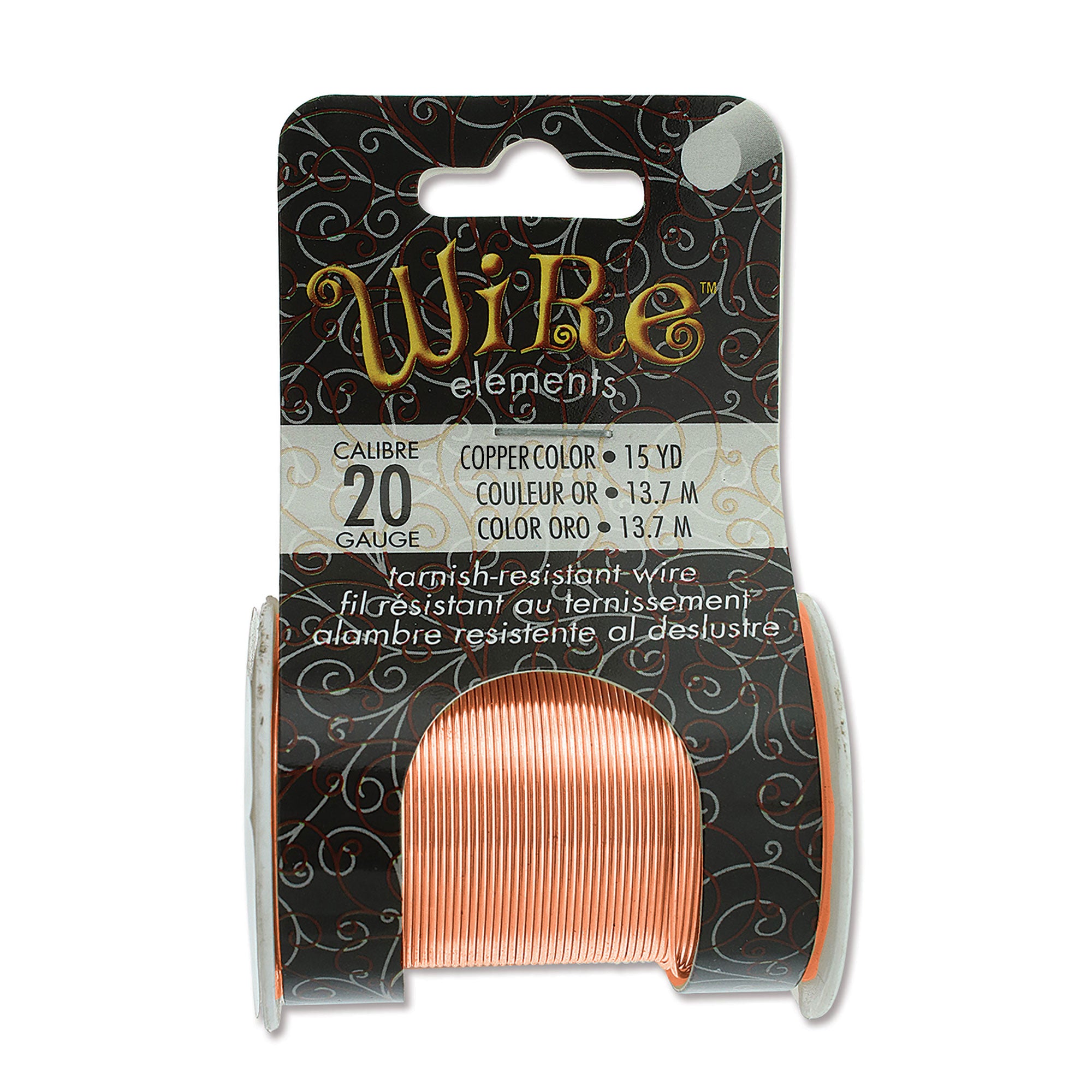 Copper 20 Gauge Tarnish-Resistant Wire Elements by BeadSmith