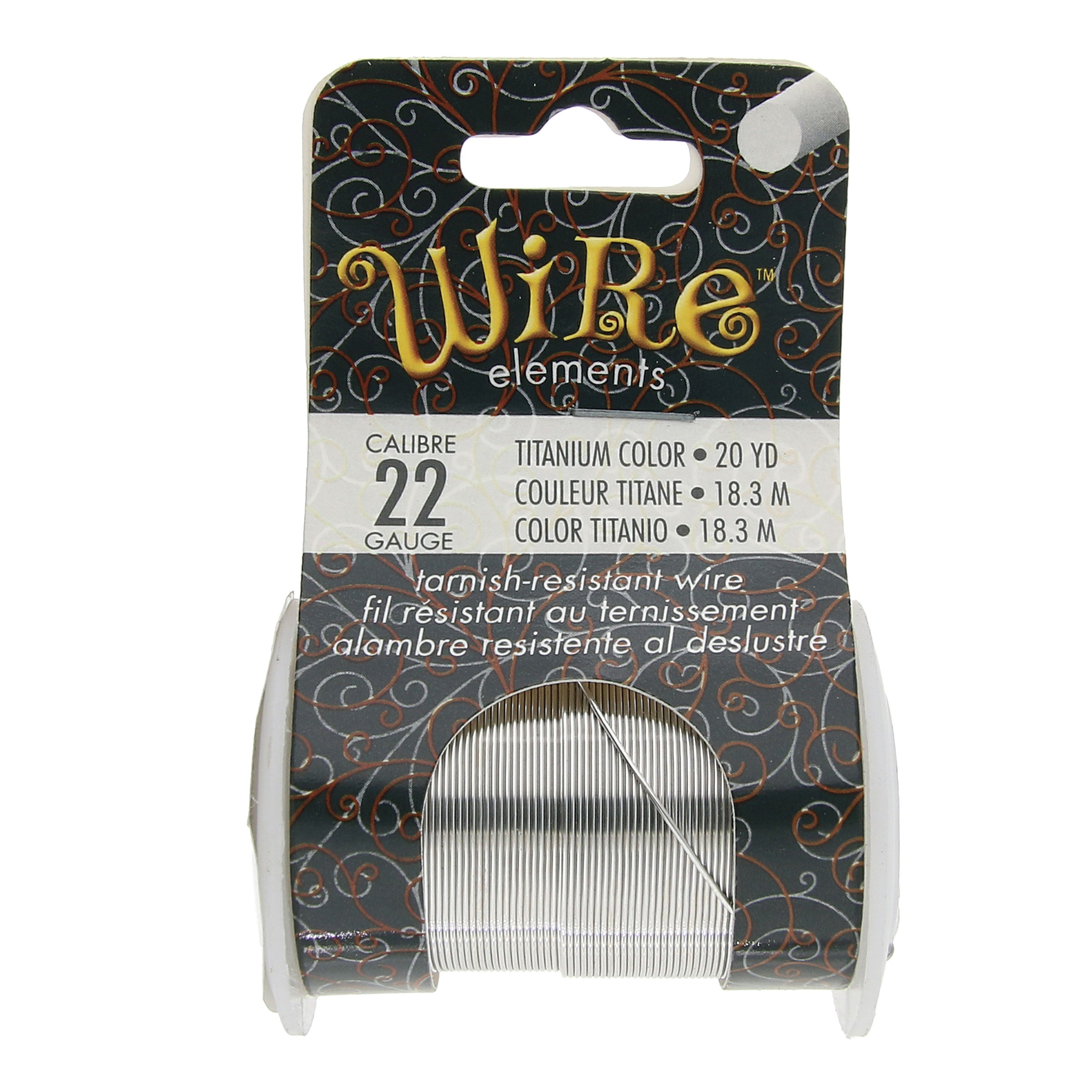 Titanium 22 Gauge Tarnish-Resistant Wire Elements by BeadSmith