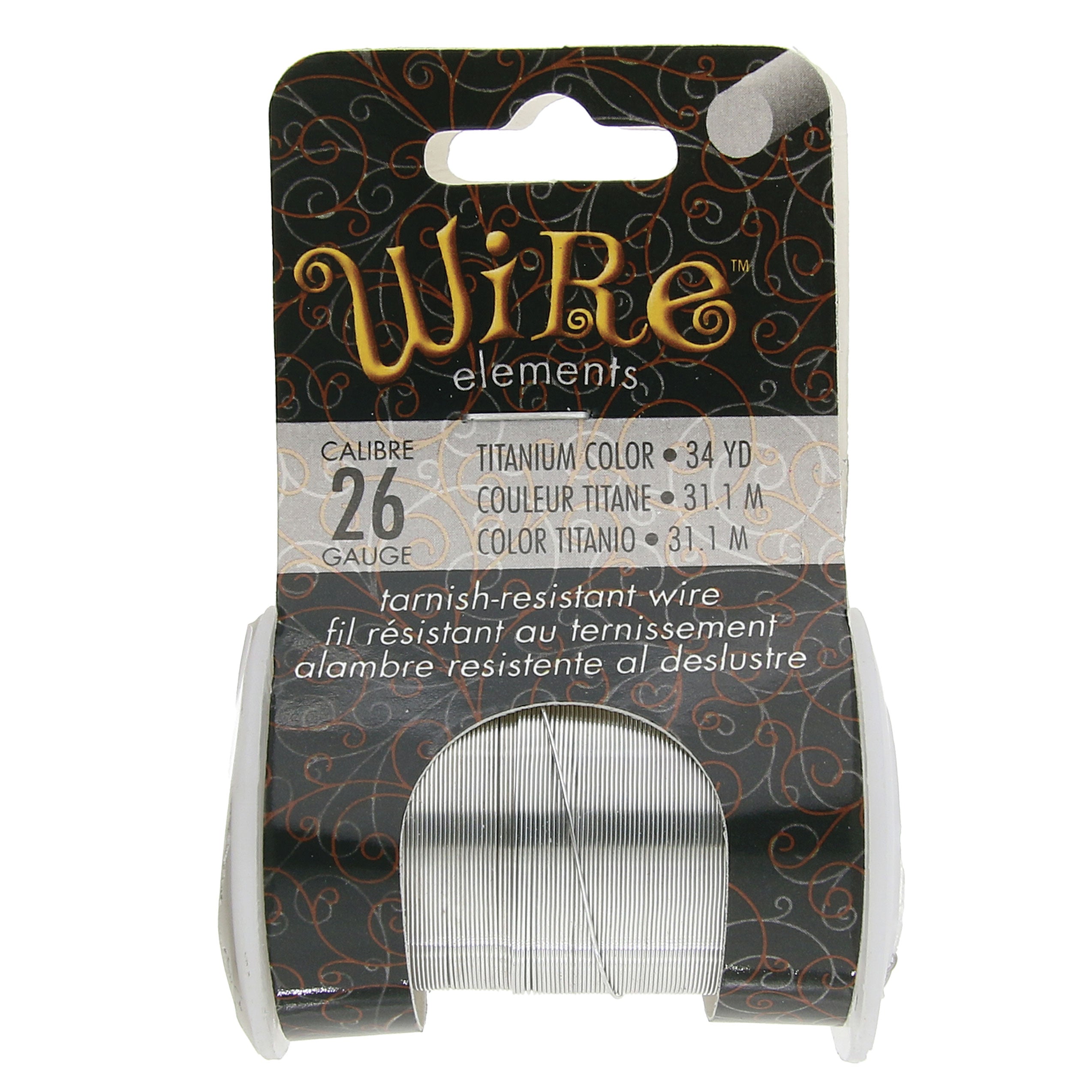 Titanium 26 Gauge Tarnish-Resistant Wire Elements by BeadSmith