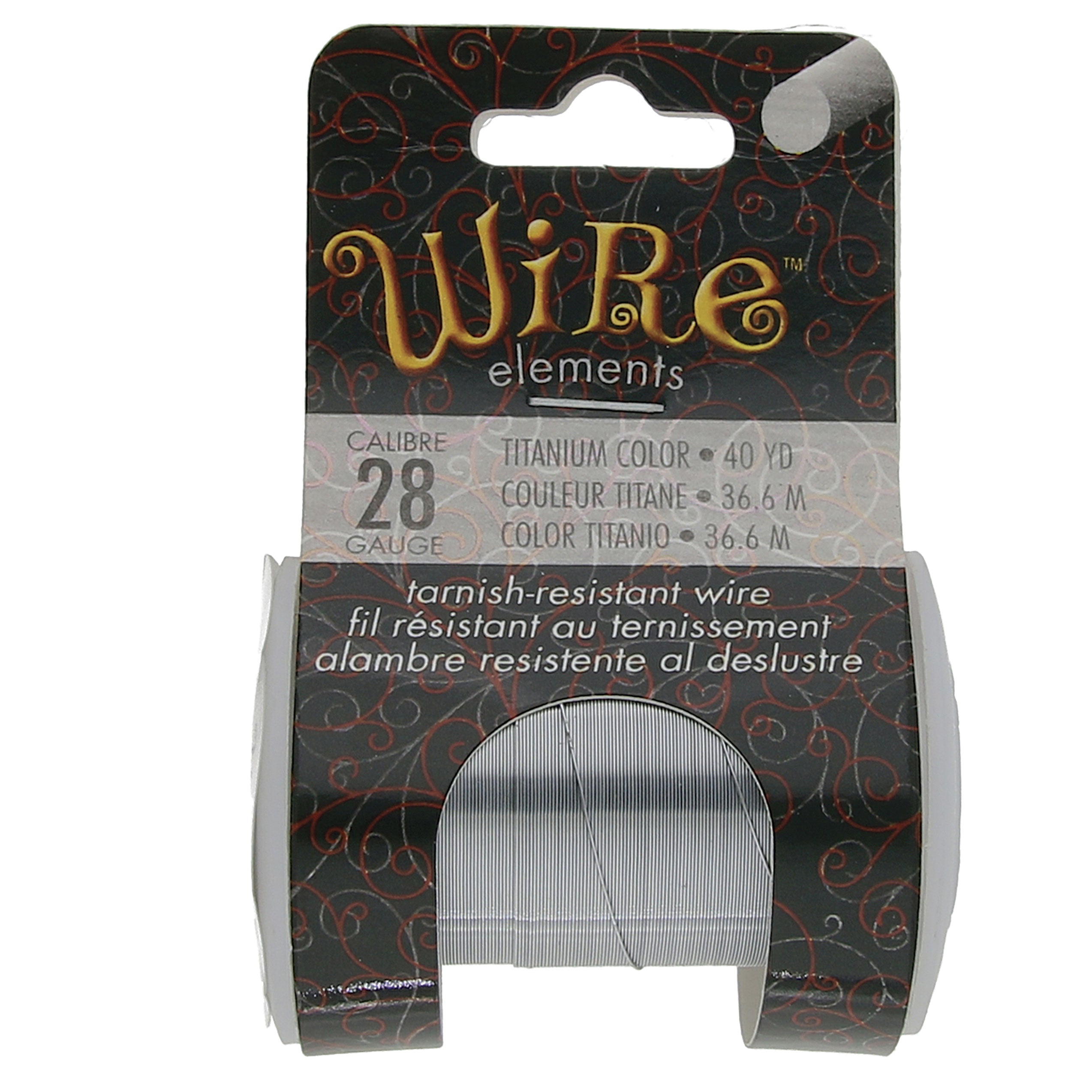 Titanium 28 Gauge Tarnish-Resistant Wire Elements by BeadSmith