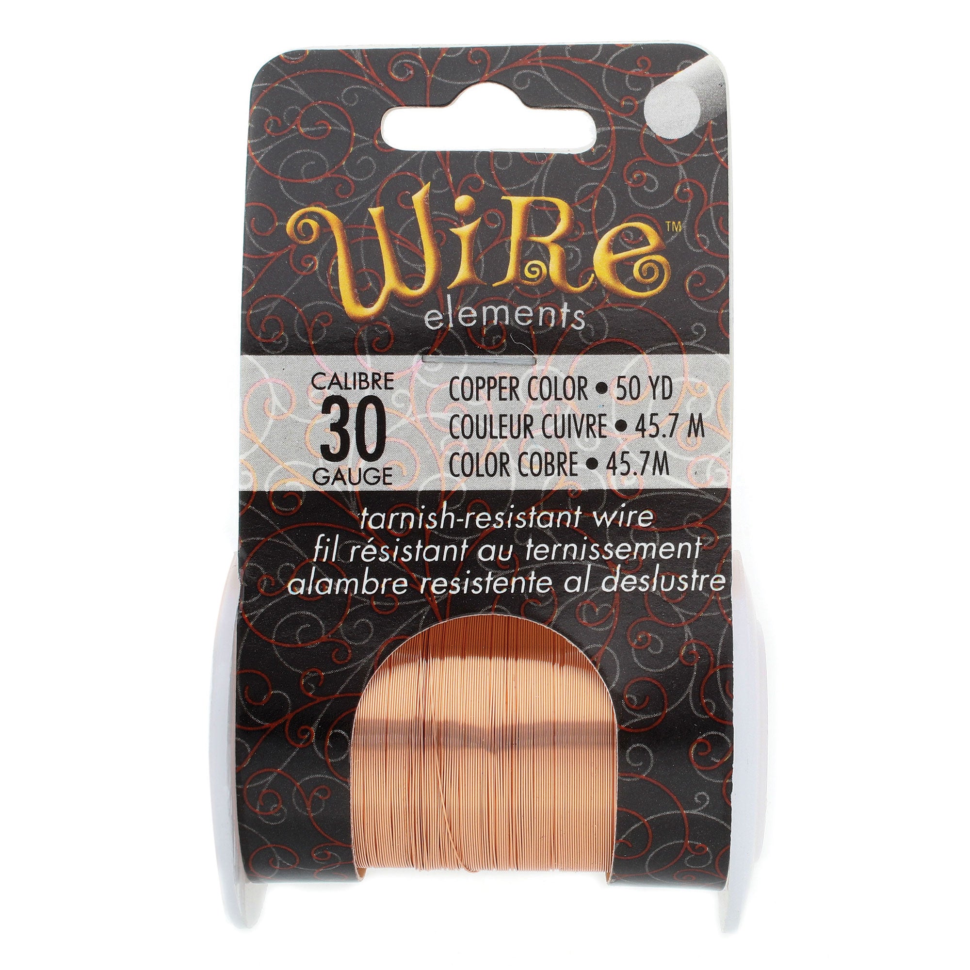 Copper 30 Gauge Tarnish-Resistant Wire Elements by BeadSmith