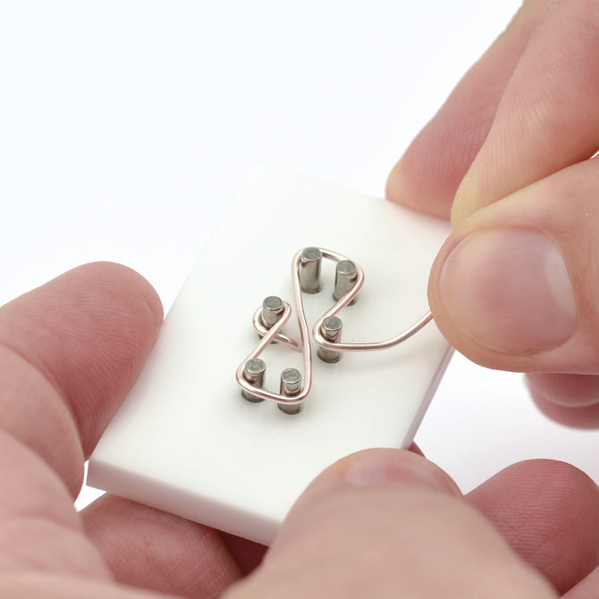 Artistic Wire Z-Hook Clasp Jig Finding Form Tool