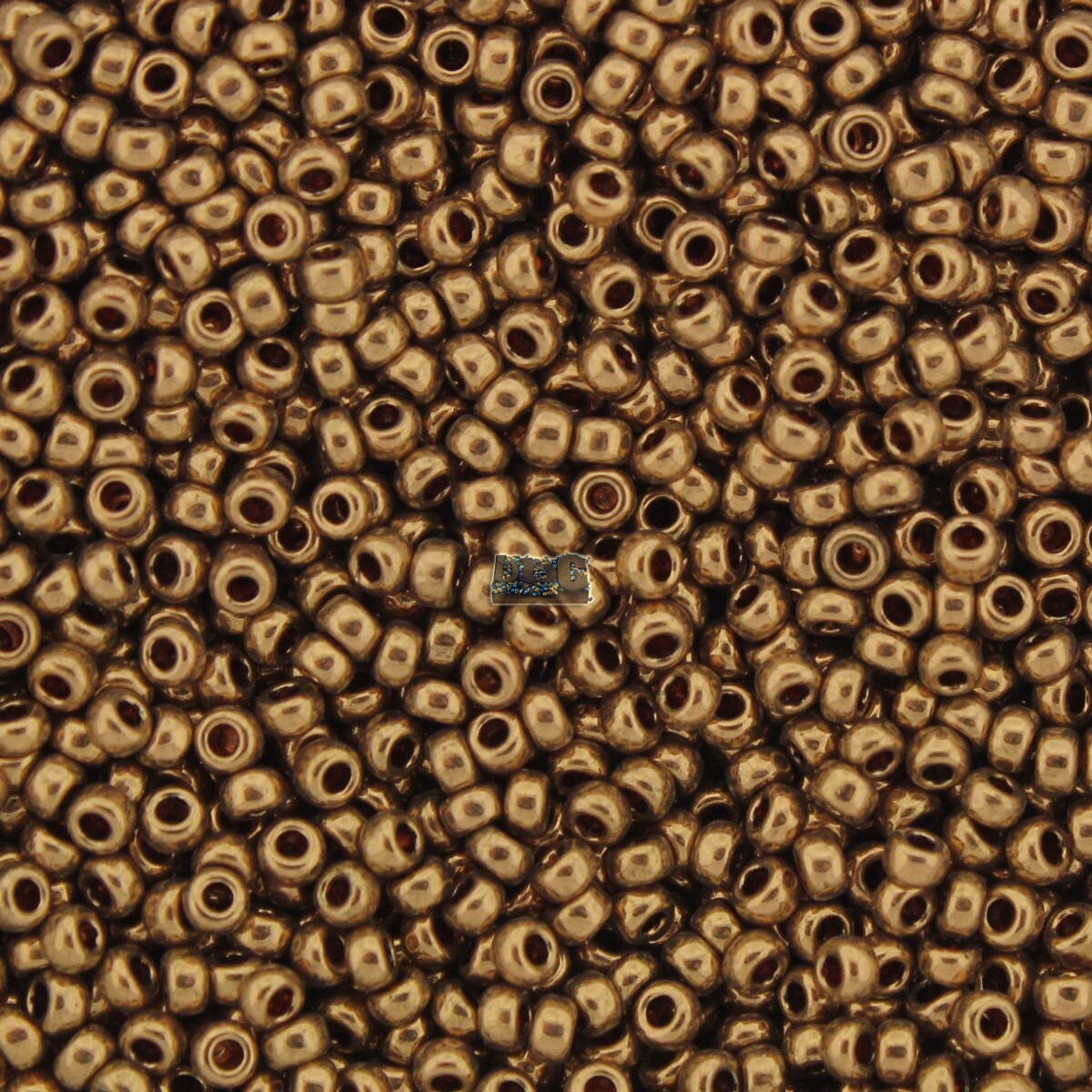 10g MIYUKI 11/0 Round Seed beads - METALLIC Light Bronze - size 11 seed beads - # 457L