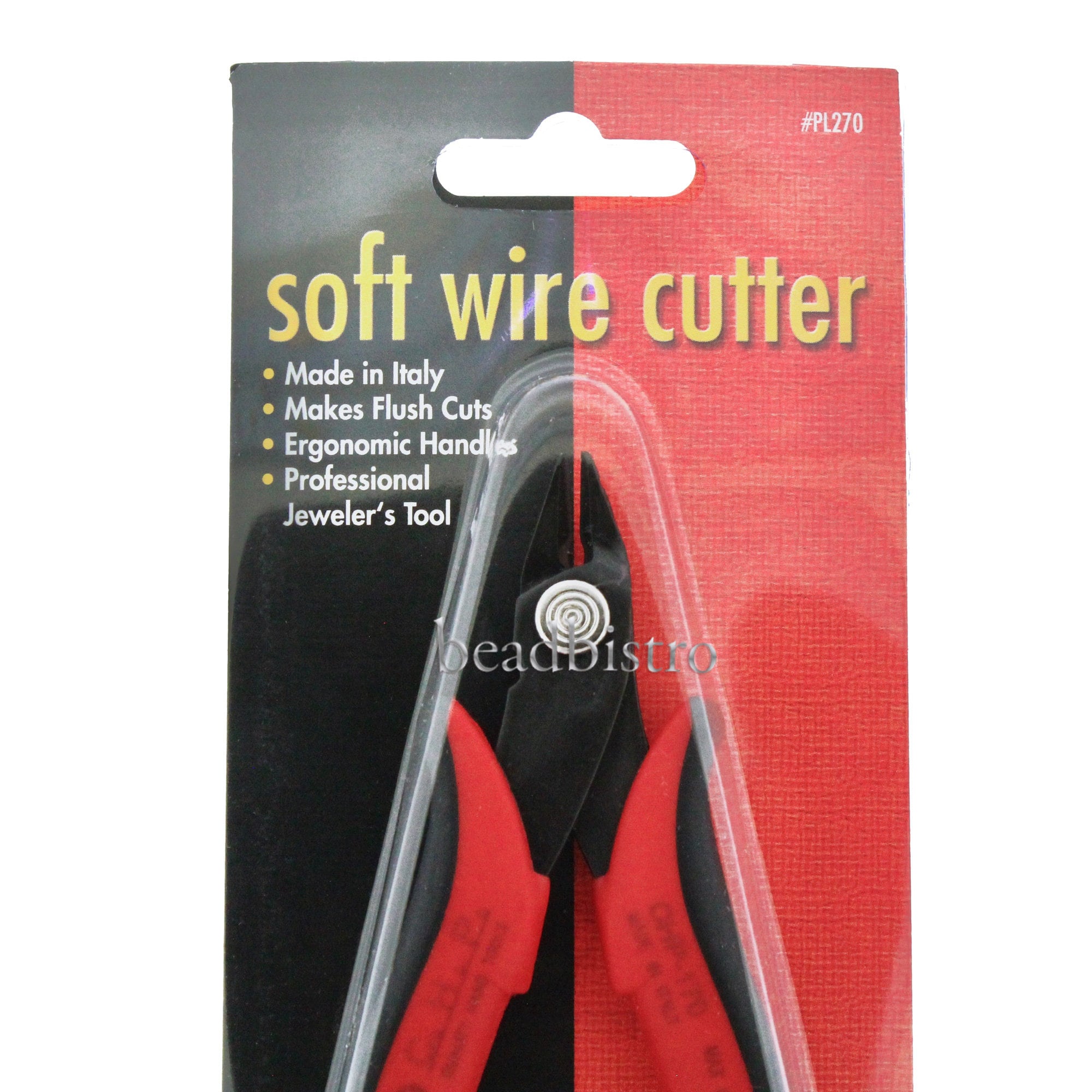 BeadSmith Wire Cutter - Flush Wire/Knot Cutter Up to 16 Gauge Soft Wire