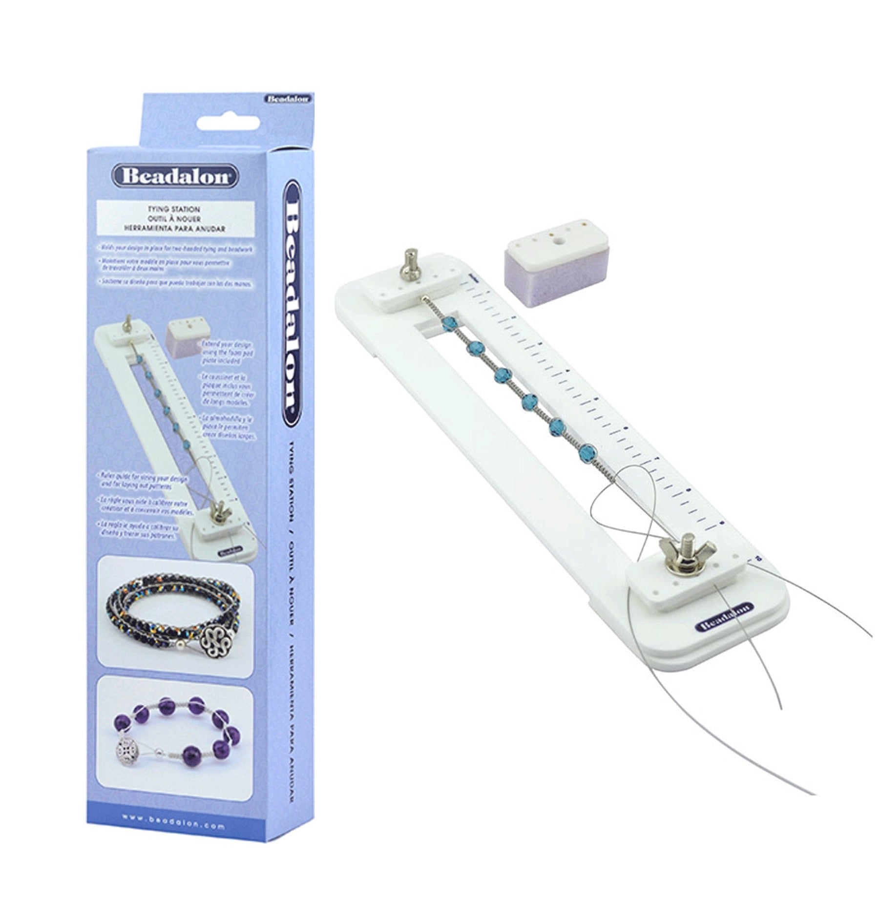 Beadalon Tying Station Tool - Jewelry Making, Macrame