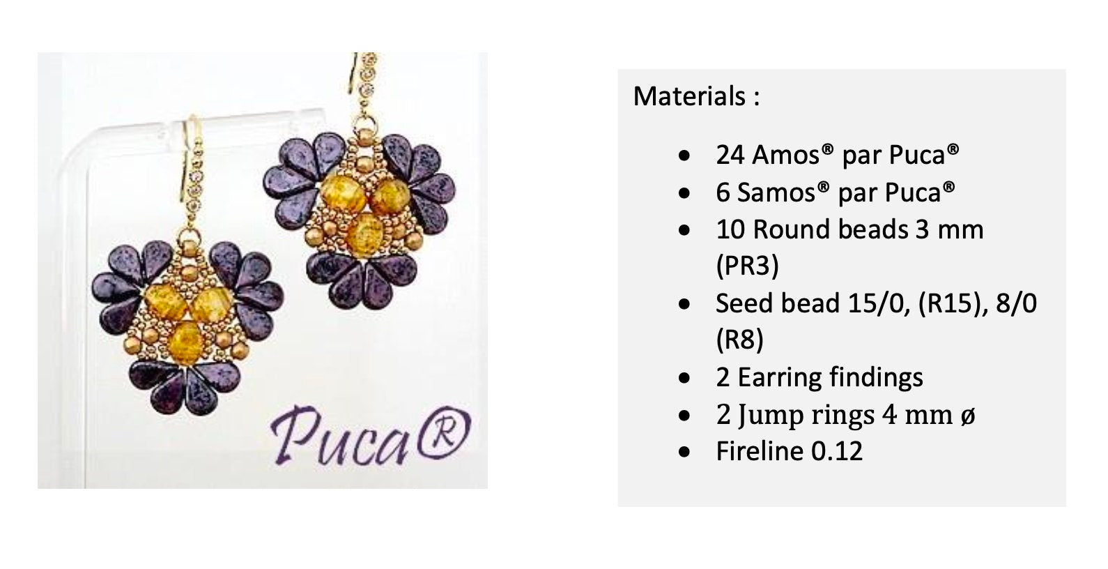 30pcs Czech AMOS® Par Puca® beads - 2 hole beads - Opaque Chocolate MATTE - 5x8mm - drop beads