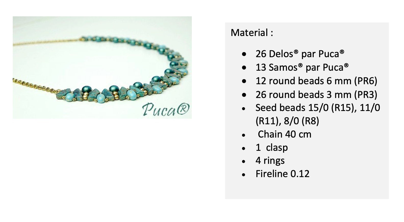 20pcs Czech DELOS® Par Puca® beads - 3 hole beads - Crystal MATTE - 6x11mm