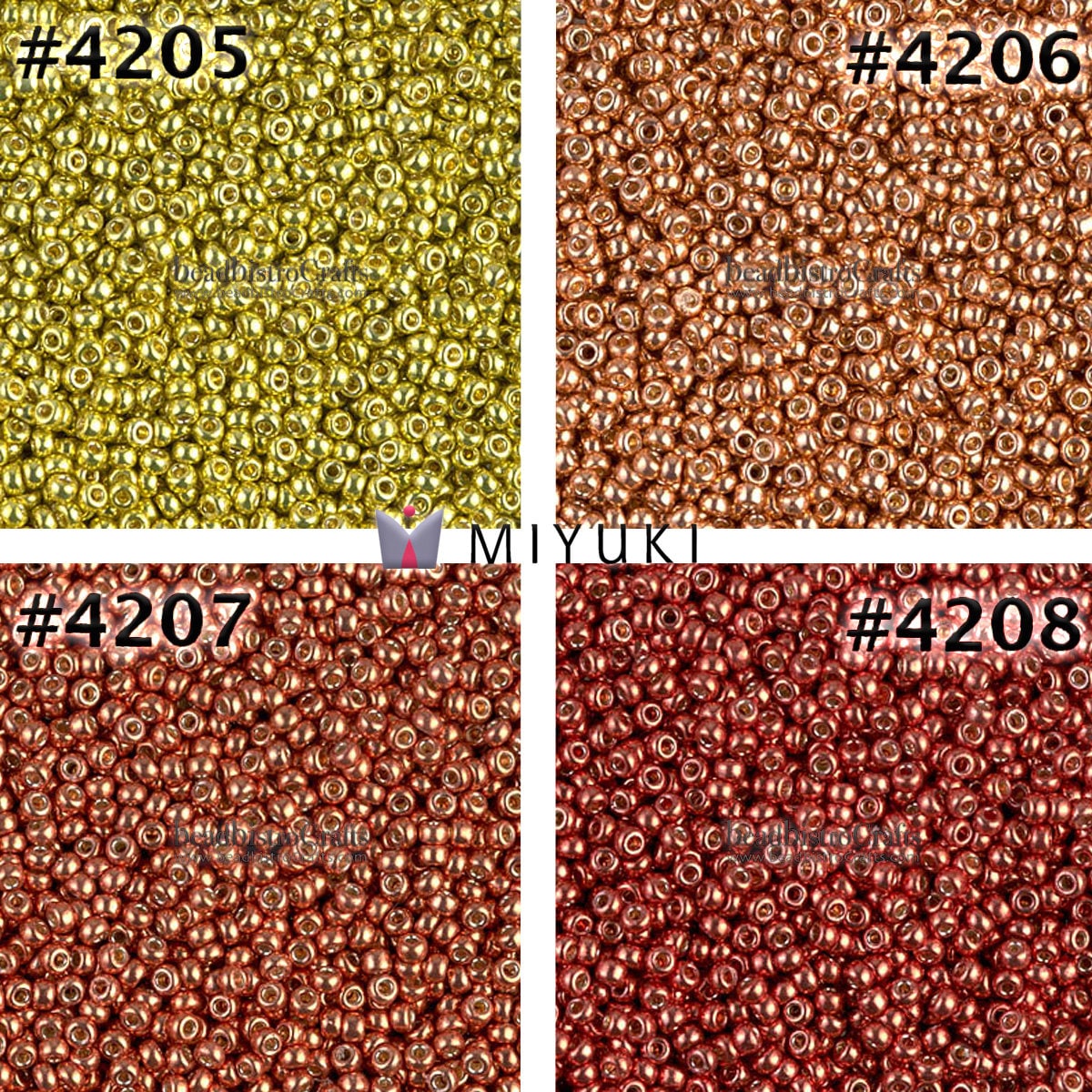 7.2g MIYUKI DURACOAT GALVANIZED Round 11/0 Seed beads - Size 11 Rocaille beads * Choose Color *