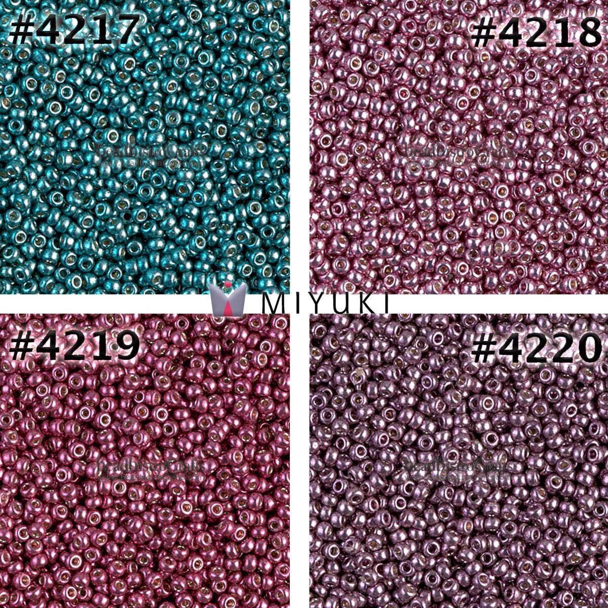 7.2g MIYUKI DURACOAT GALVANIZED Round 11/0 Seed beads - Size 11 Rocaille beads * Choose Color *